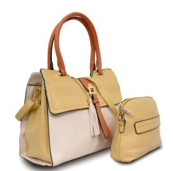 JGO. DE BOLSAS DE DAMA MCCARTHY MODELO BOL-02 AMARILLO
