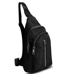 CROSS BODY BAG/BOLSO CRUZADO MCCARTHY MODELO MC-022/6 NEGRO