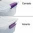 CAJA ALMACEN CLEARVIEW 104.06 LTS.( 110 QT.) STERILITE