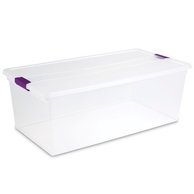 CAJA ALMACEN CLEARVIEW 104.06 LTS.( 110 QT.) STERILITE