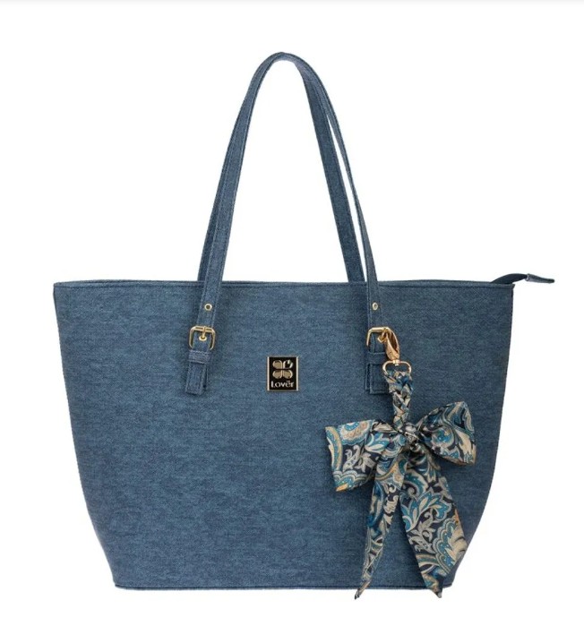 Bolsa tipo Tote Lover 9434-5 azul marino