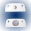 PAR DE CONECTORES PARA MUEBLES 40.0110N BLANCO