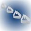 SUJETA MANTELES PLASTICO BCO 4UDS C/D BRINOX.