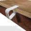 SUJETA MANTELES PLASTICO BCO 4UDS C/D BRINOX.