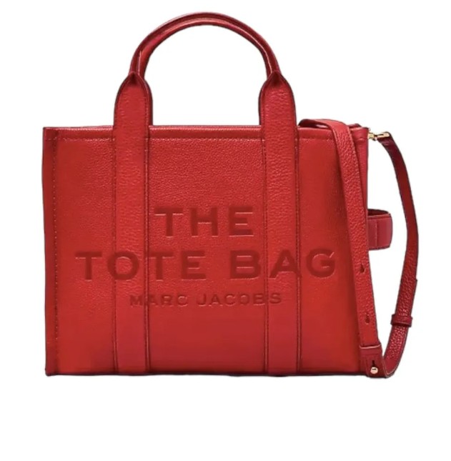 The Marc Jacobs Tote Bag Piel Mediana Roja 34cm