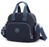 Bolso Mujer Moda Impermeable Carga Usb Portátil Dama azul
