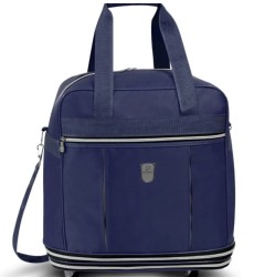 Maletín de Mano Rodante y Expandible 24? McCarthy Unisex Azul marino