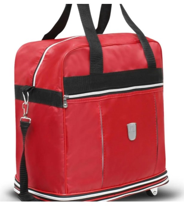 Maletín de Mano Rodante y Expandible 24? McCarthy Unisex Rojo