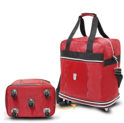 Maletín de Mano Rodante y Expandible 24? McCarthy Unisex Rojo
