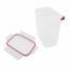 RECIPIENTE ULTRA-LATCH 16 TAZA RECTANGULAR STERILITE.