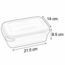 RECIPIENTE ULTRA LATCH 5.3 TAZA RECTANGULAR STERILITE.