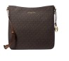 Bolsa Bandolera de Piel Michael Kors con Monograma Marrón