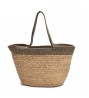 Bolsa playa con detalles en contraste