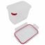 RECIPIENTE ULTRA LATCH 12.5 TAZA RECTANGULAR STERILITE.