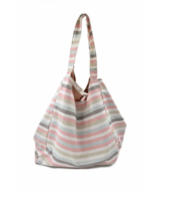Bolsa para playa en canvas con forro