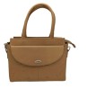 Bolsa en Piel Vacuno Cincelada Fana Francis Camel