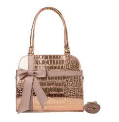 Bolsa Fana Coraima Color Oro Con Asas