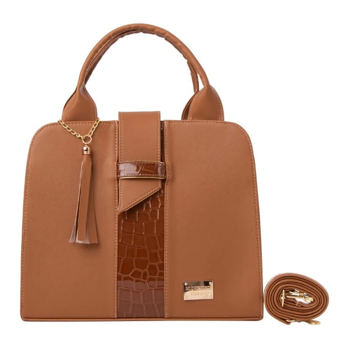 Bolsa Fana Malu Color Camel Juvenil