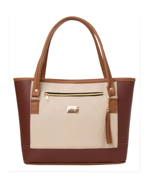 Bolsa Fana Lala Color Beige / Cognac Fashions