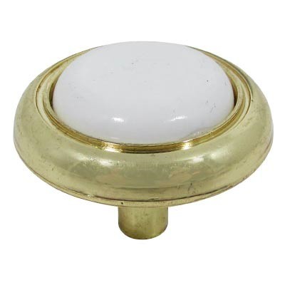 BOTON LATON BRILLANTE C-PLASTICO BLANCO FINCSA.