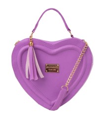 Bolsa Fana Corazon Color Lavanda Fashions