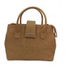 Bolsa en Piel Vacuno Cincelada Fana Marbella Camel