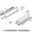 CORREDERA TANDEMBOX 14 PULGADAS BLUM