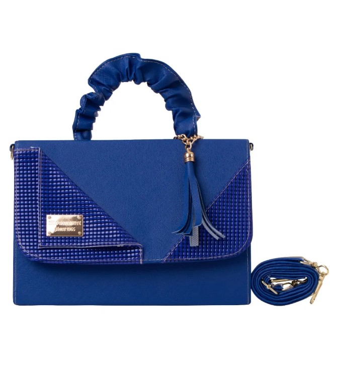 Bolsa Fana Mirta Color Azul Reforzada