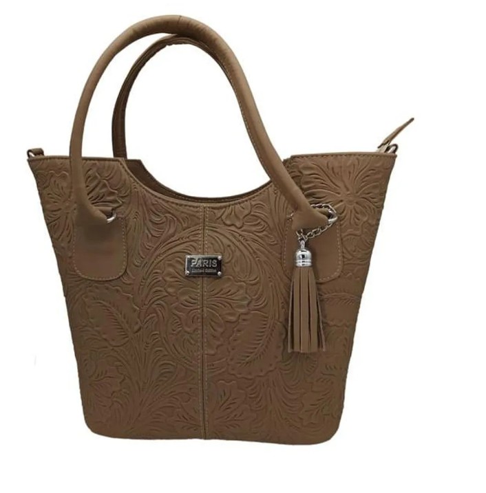 Bolsa en Piel Vacuno Cincelada Fana Wendy Avellana