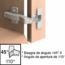 BISAGRA CLIP TOP 45 ATORN 110 PIEZA BLUM