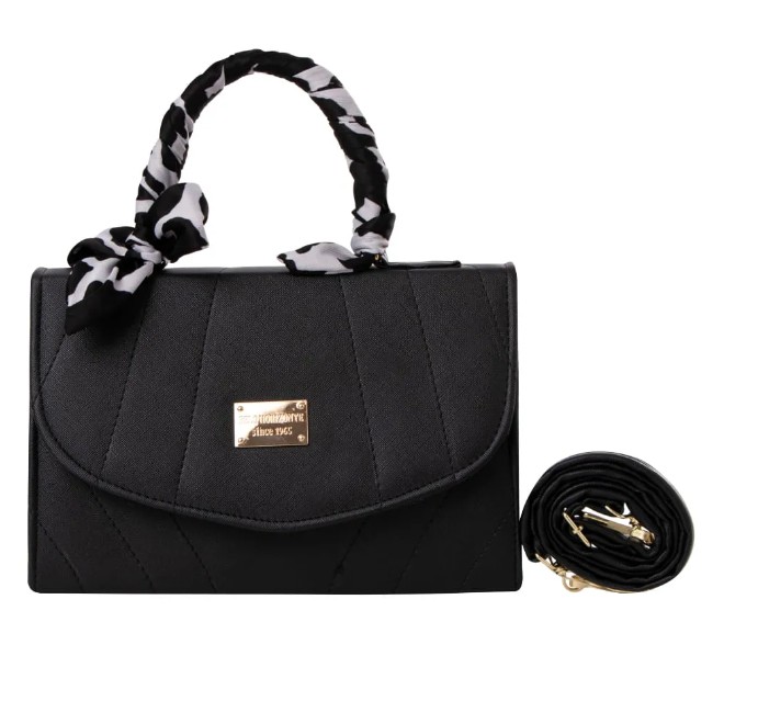 Bolsa Fana Milan Color Negro Bonita