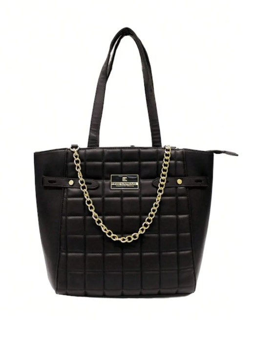 Bolsa Tote Para Dama Con cadena Decorativa Ted Lapidus
