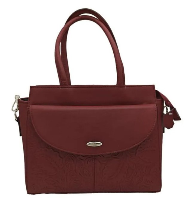 Bolsa en Piel Vacuno Cincelada Fana Francis Chedrón