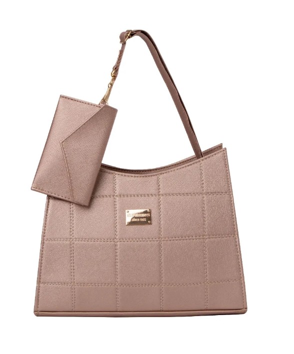 Bolsa Fana Jacinta Color Oro Rosado Especial