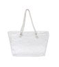 Bolsa de playa transparente blanco