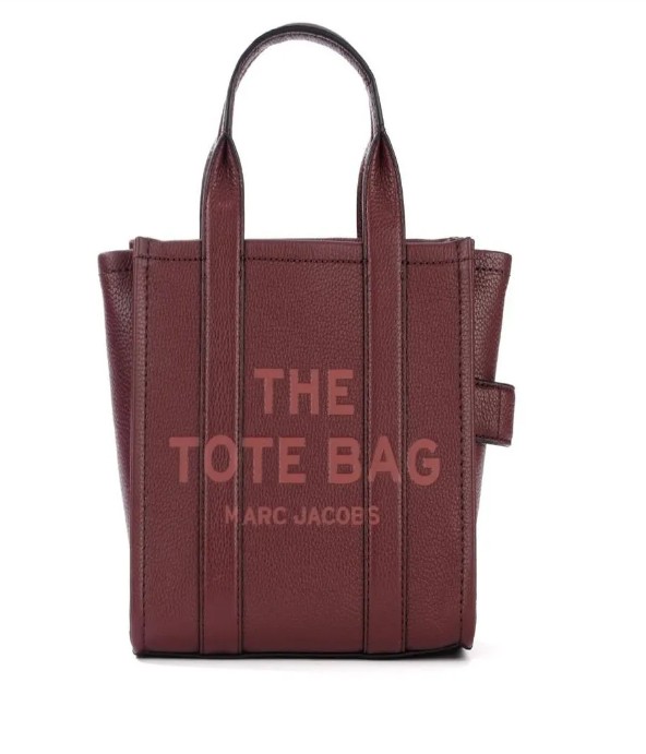 BOLSA THE LEATHER MINI TOTE MARC JACOBS H009L01SP21 605 GUINDA