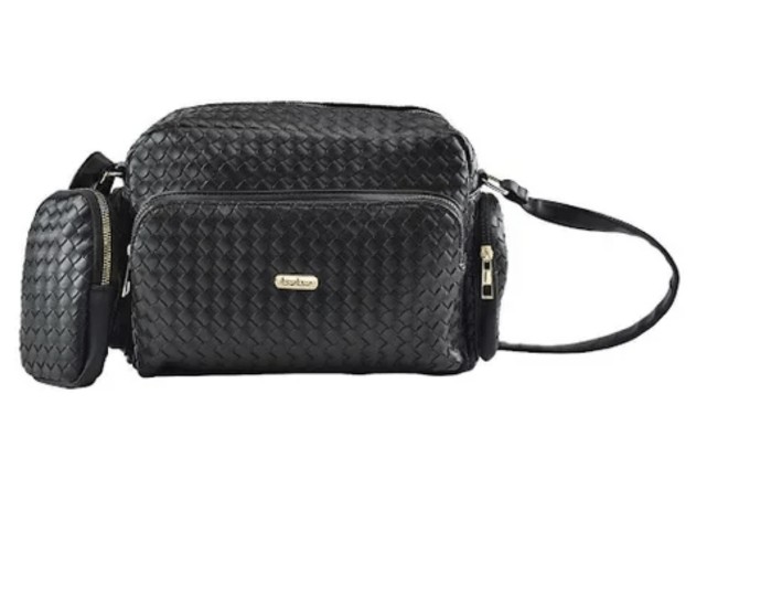 Bolso Crossbody Lulu Para Mujer Con Correa Reforzada Color Negro