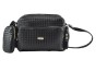 Bolso Crossbody Lulu Para Mujer Con Correa Reforzada Color Negro