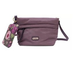 Bolso Crossbody Lulu Con Monedero Color Gris Pardo