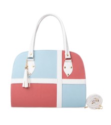 Bolsa Fana Ilma Color Rojo /Azul Refinada