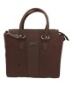 Bolsa en Piel Vacuno Cincelada Fana Camila Chocolate
