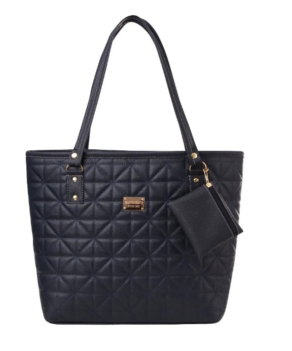 Bolsa Fana Jade Color Marino Con Asas