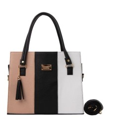 Bolsa Fana Irem Color Maquillaje / Negro Con Asas