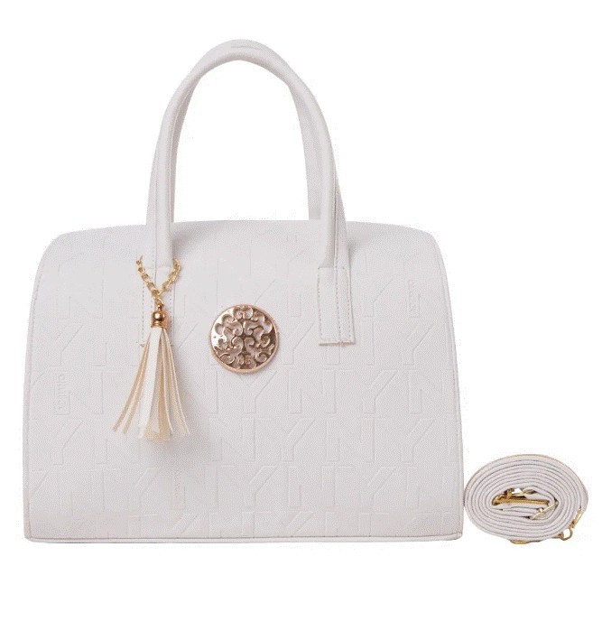 Bolsa Fana Luciana Color Blanco Espectacular
