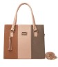 Bolsa Fana Irem Color Camel/Antimonio Preciosa