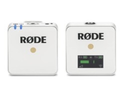 Rode Wireless GO White Kit de Sistema para Micrófono Inalámbrico Compacto (2.4 GHz)