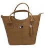 Bolsa en Piel Vacuno Cincelada Fana Wendy Camel