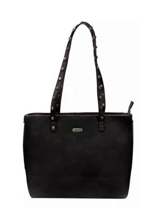 Bolsa Para Dama Tote Original Lulu Color Negro