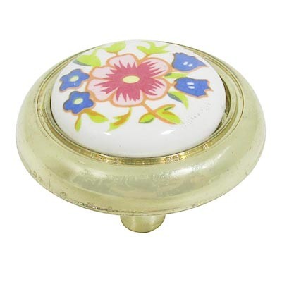 BOTON PARA CAJON CON DISEÑO FLORES FINCSA.
