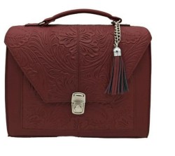 Bolsa en Piel Vacuno Cincelada Fana Mercedes Chedrón
